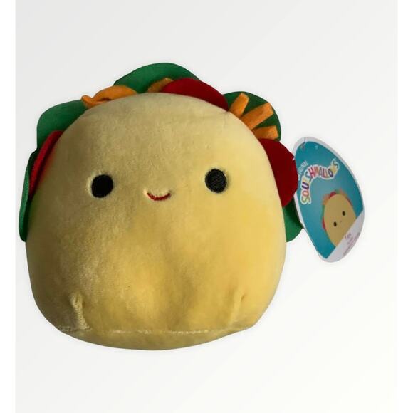Squishmallow Tex Taco 5" Plush Food Squad Stuffed Animal Soft Kellytoy Kawaii - Picture 2 of 12